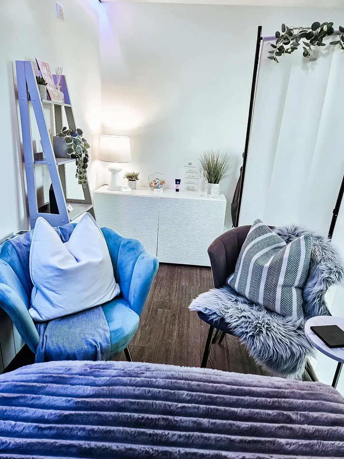 Treatment room inside The Therapy Studio